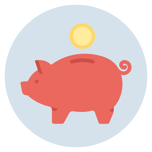 Piggy Bank Savings Money Investment Budget Finance Icon Free Nobackground Png Icon Download (lavender, salmon, black, pink)