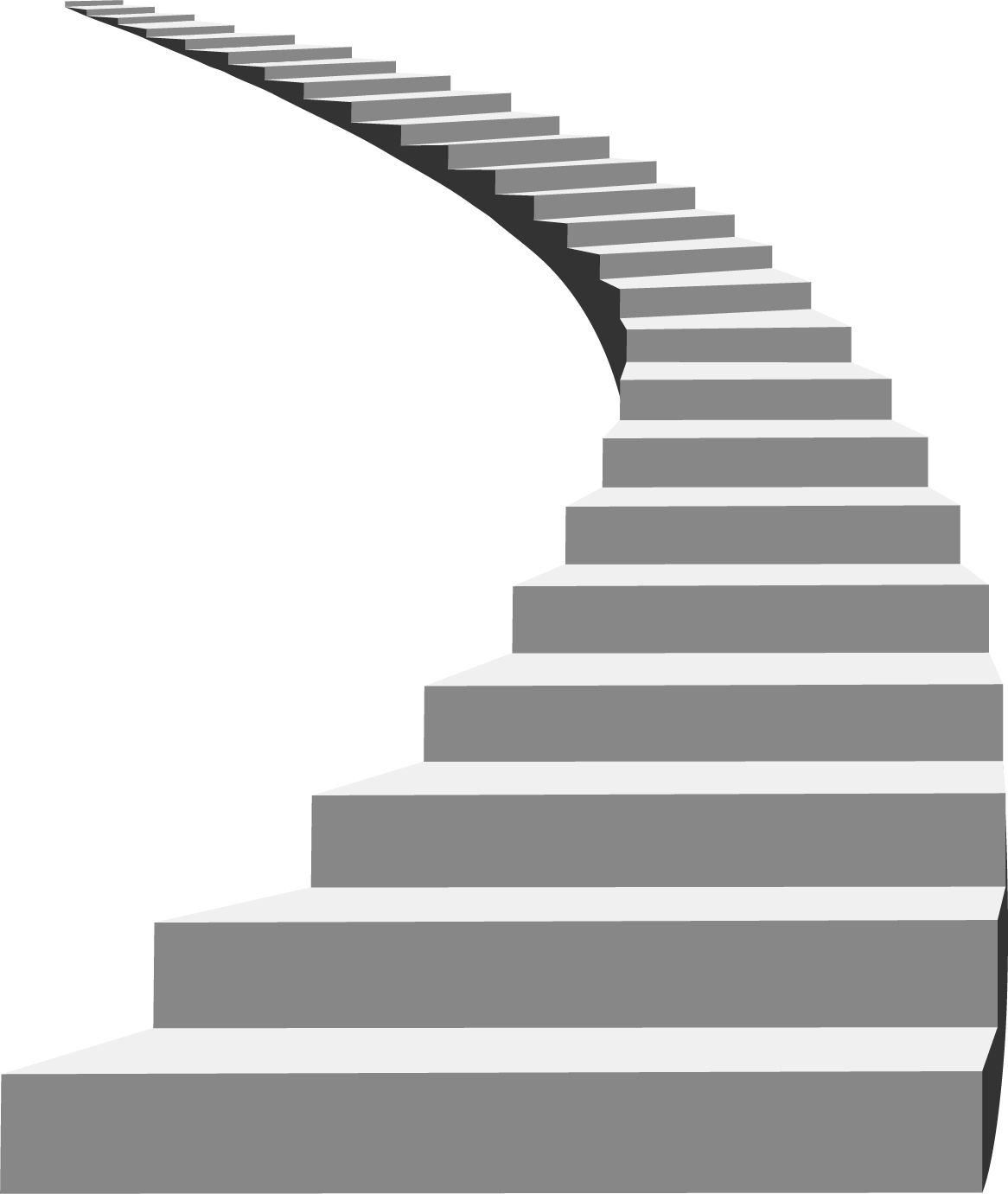 High Stairs Png File (lavender, gray, white)