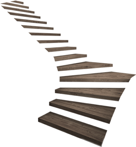 High Stairs Png Image (black, gray)