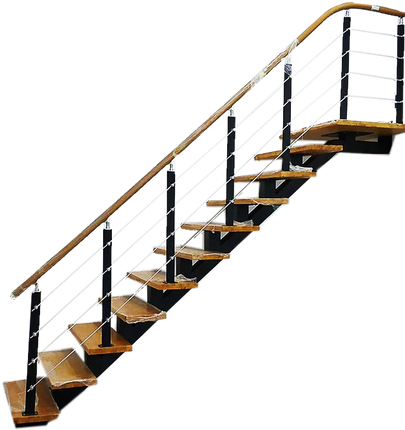 High Stairs Png Transparent Image (black)