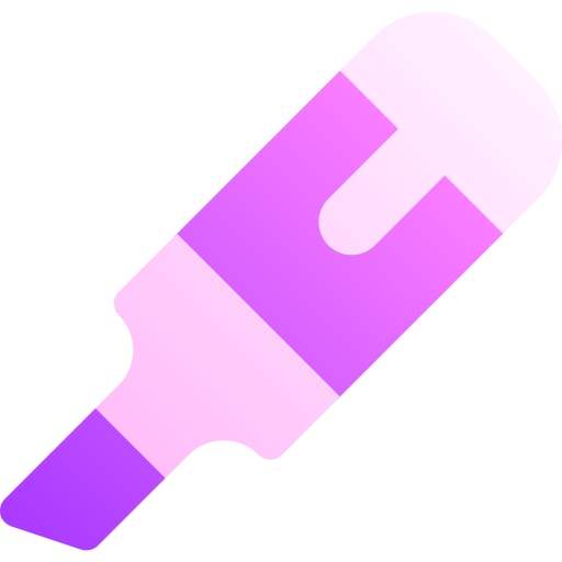 Highlighter Png Free Image (black, lavender, white)