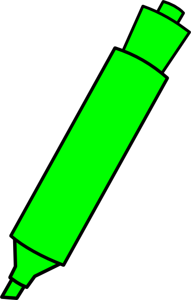 Highlighter Png Picture (lime, white)