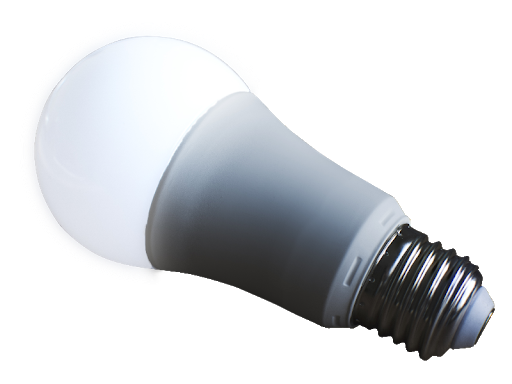 Light Bulb Png Clipart (white, black)