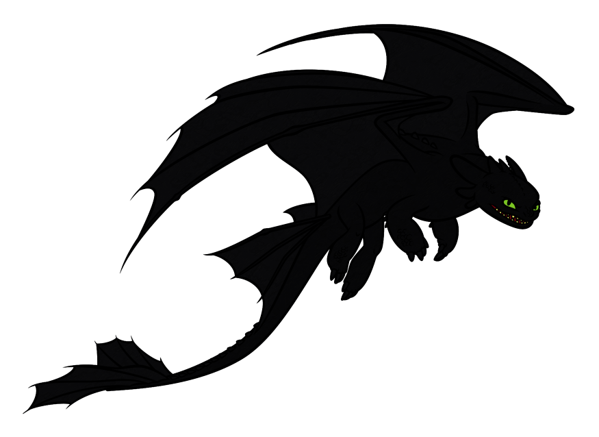 Night Fury Png Transparent Hd Photo (white, black)