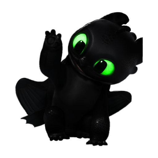 Night Fury Png Transparent Image (black)