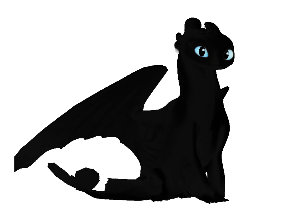 Night Fury Transparent Images Png (black)