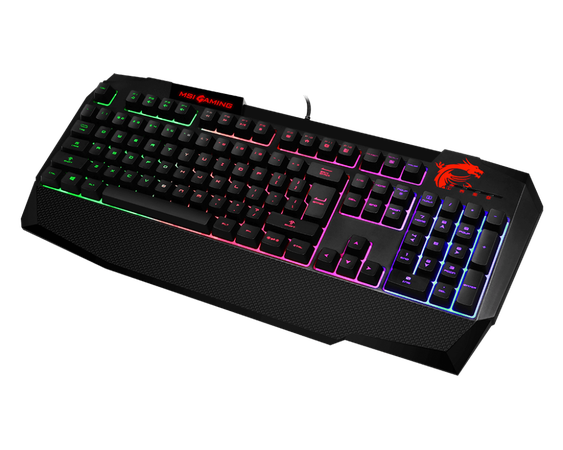 Light Gaming Keyboard Png Clipart (black)