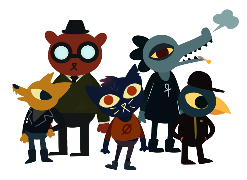 Night In The Woods Png Clipart (maroon, gray, chocolate, black)