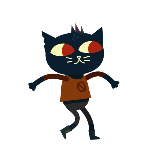 Night In The Woods Png Pic (maroon, black)