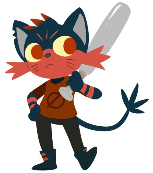 Night In The Woods Transparent Png (chocolate, silver, black, white, navy)