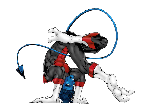 Nightcrawler Png Pic (black, white, indigo)