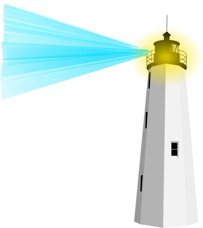 Lighthouse Png Isolated Transparent Image (gold, white, gray, lavender, silver)