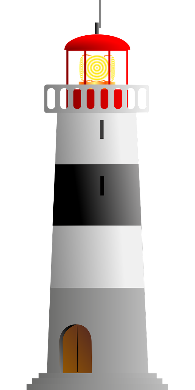 Lighthouse Png Transparent Image (gray, lavender, black, silver)