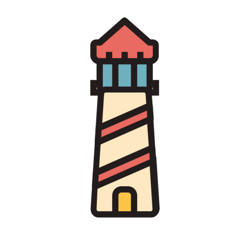 Lighthouse Lighthouse Free Png Icon Download (beige, black, salmon)