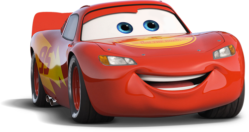 Lightning Mcqueen No Background (chocolate, gray, white, black, pink)