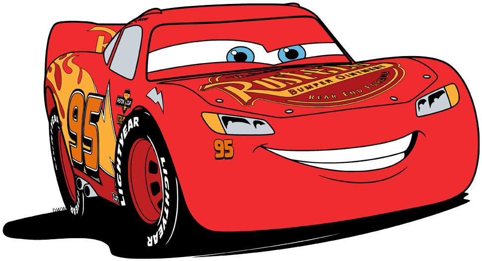 Lightning Mcqueen Png Pic (black, red, white)