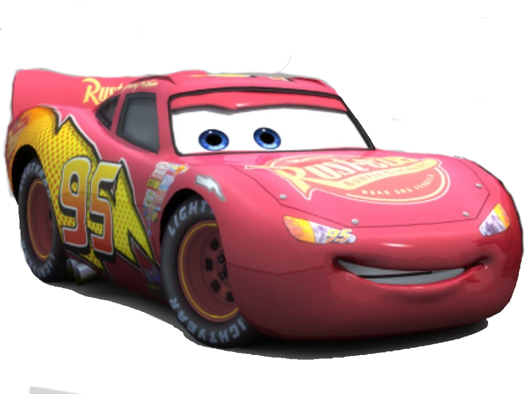 Lightning Mcqueen Transparent (gray, white, black, lavender, silver)