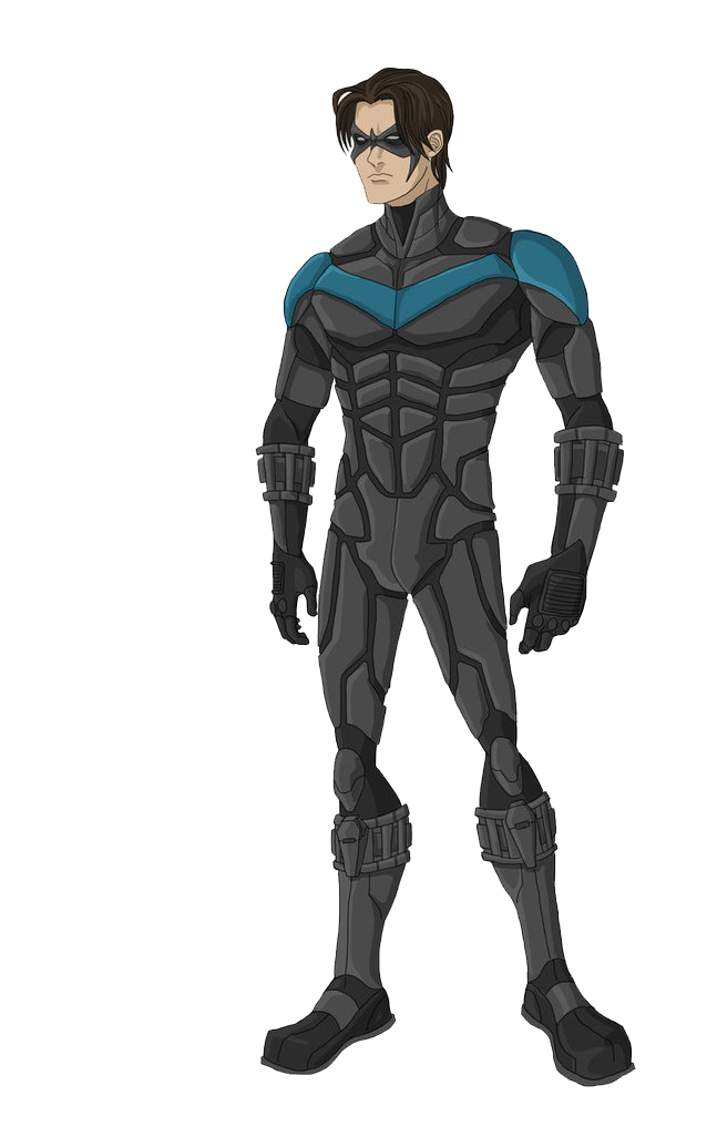 Nightwing Png Hd (white, gray, indigo, black)