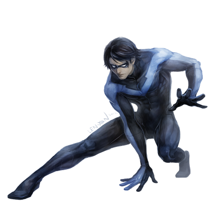 Nightwing Png Transparent (indigo, black)