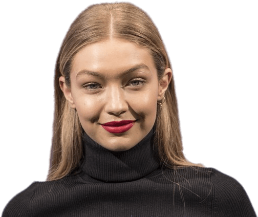 Gigi Hadid Png Pic (black)