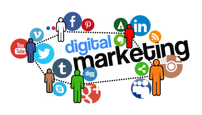 Digital Marketing Png Pic (black, white)