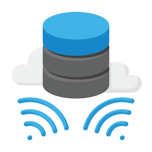 Signal Cloud Server Data Storage Database Icon Free Nobackground Png Icon Download (greenish blue, black, gray, lavender, teal)