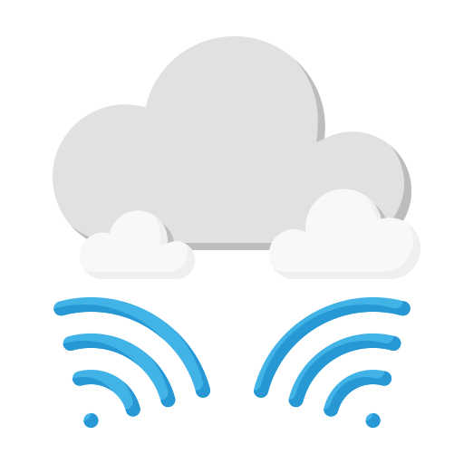 Signal Server Data Storage Cloud Icon Free Png Icon Download (lavender, black, white)