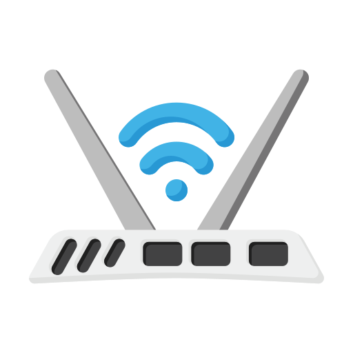 Signal Wifi Internet Router Icon Free Transparent Png Icon Download (silver, greenish blue, indigo, black, lavender)