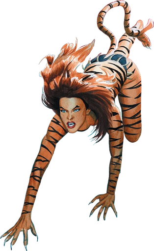 Tigra Marvel Png Hd (black)