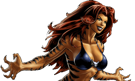 Tigra Marvel Png Image (black)