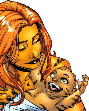 Tigra Marvel Png Photo (black, orange)