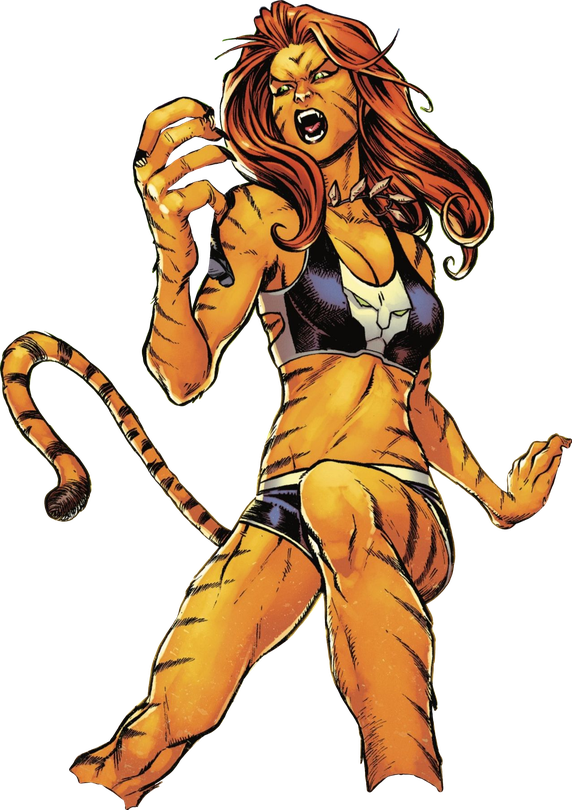 Tigra Marvel Png (black)