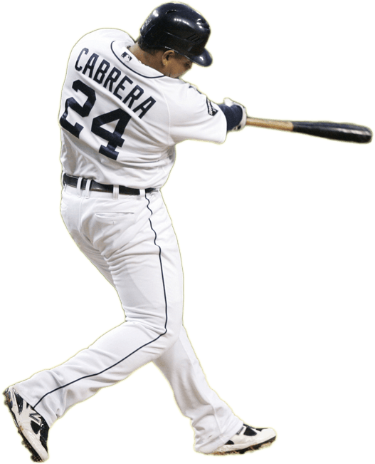 Miguel Cabrera Png (white, lavender, black)