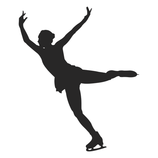 Figure Skating Png Photos (black)