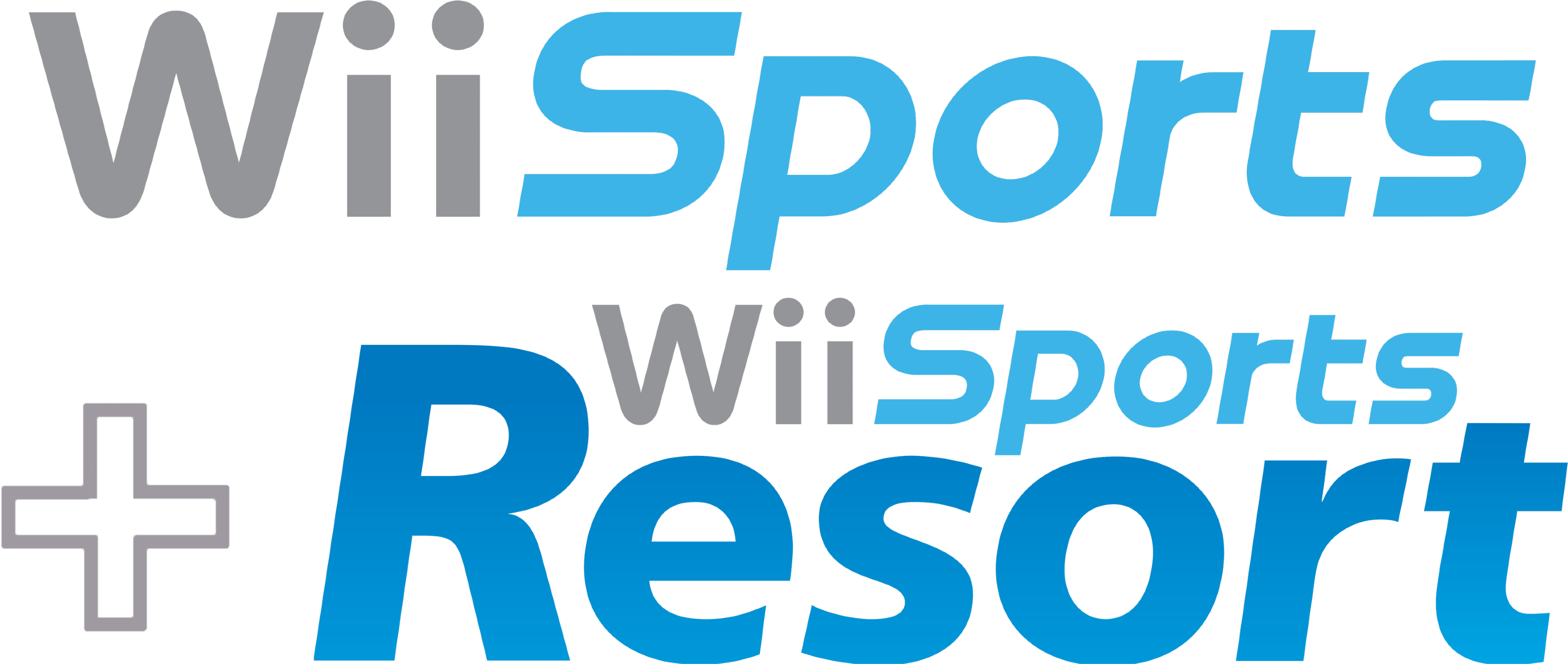 Wii Sports Logo Png (greenish blue, gray)