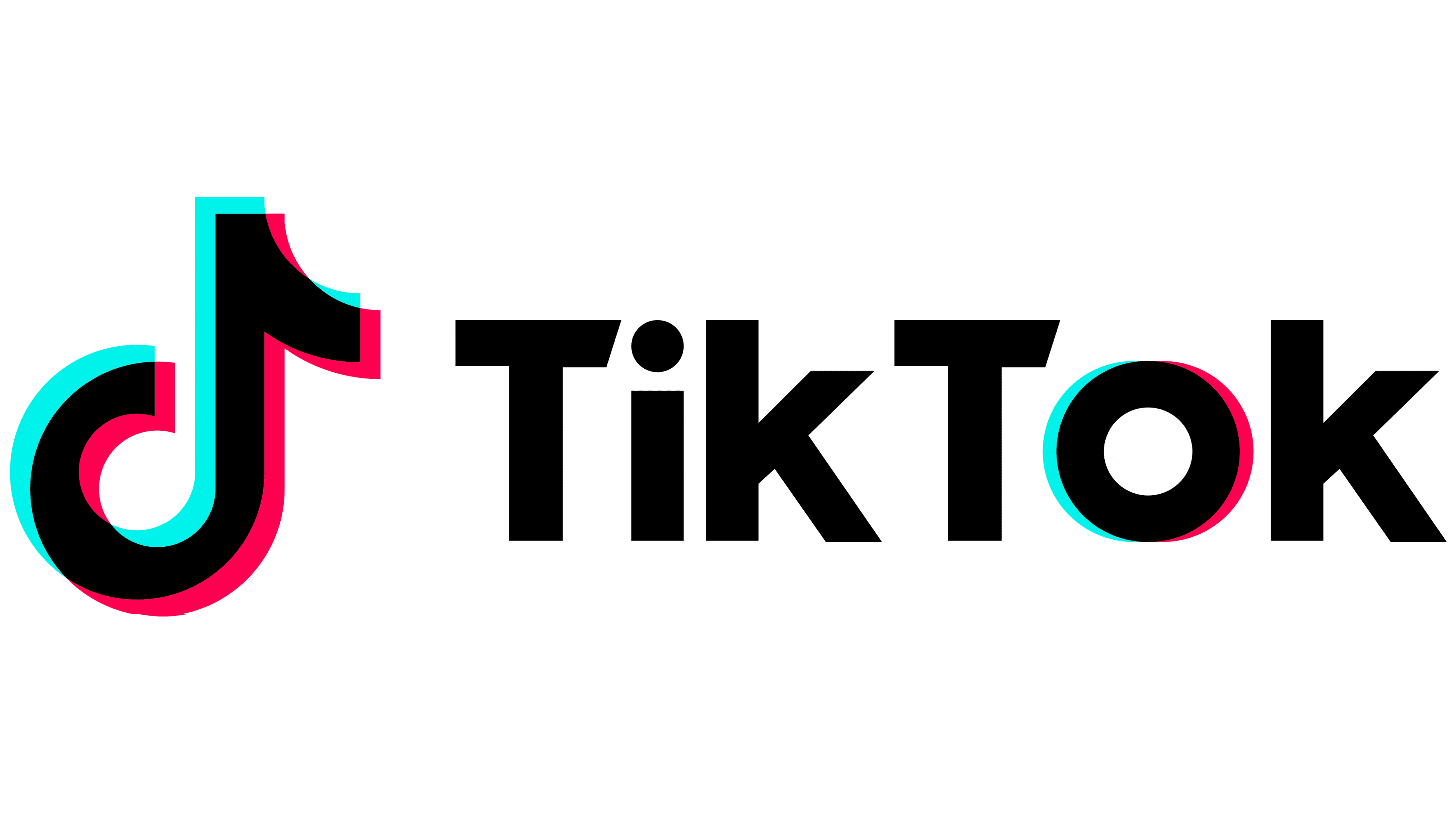 Tiktok Logo No Background (greenish blue, black, green, gray)