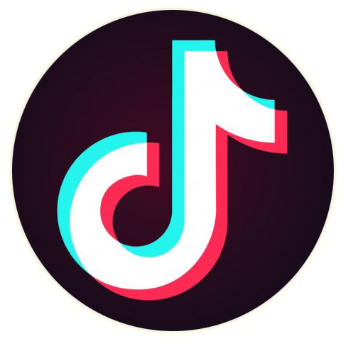 Tiktok Logo (beige, black, white)