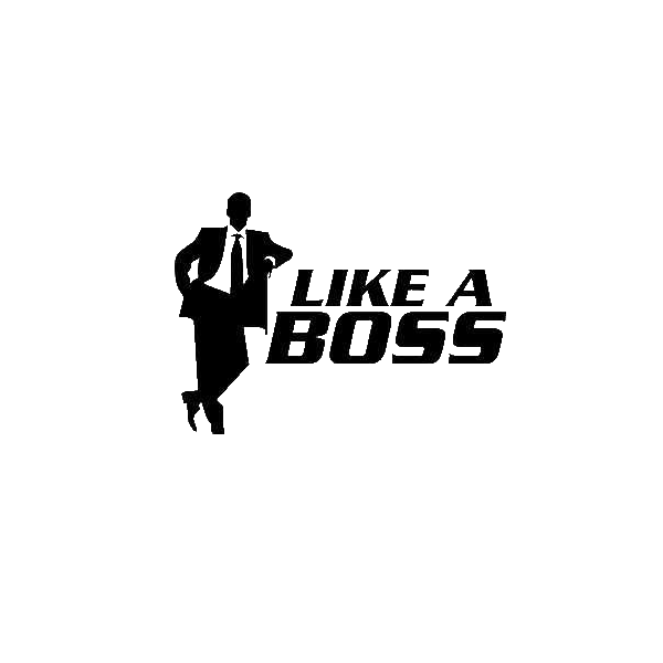 Like A Boss Png Transparent Image (white, silver, black)