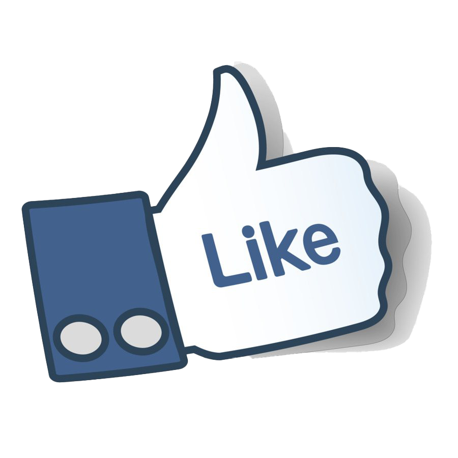 Like Button Png File (gray, white)