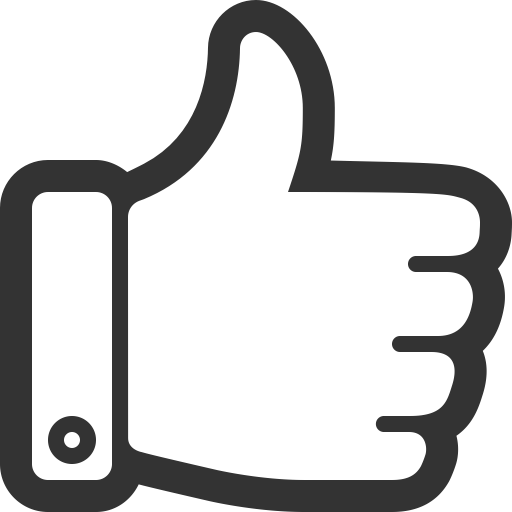 Like Button Png Images (black)