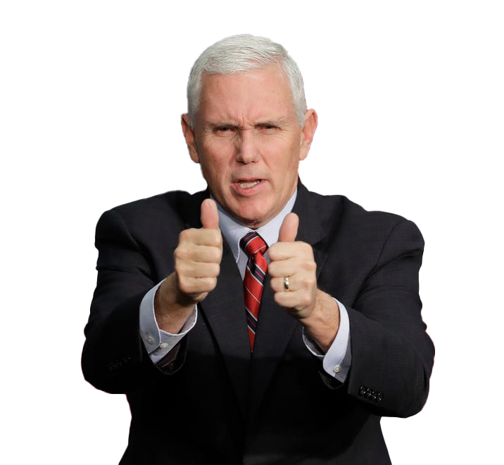 Mike Pence Png Transparent Image (white, black)