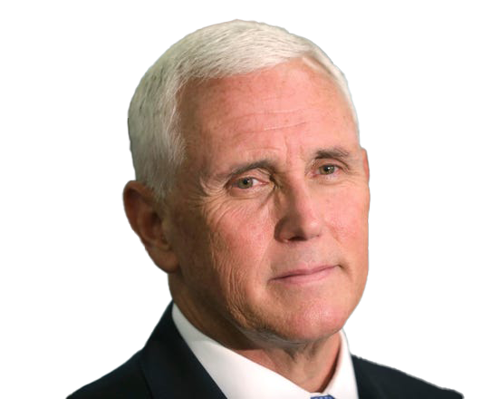 Mike Pence Transparent Png (white, black)