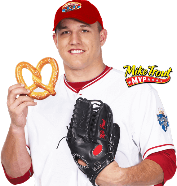 Mike Trout Png File (white, black)