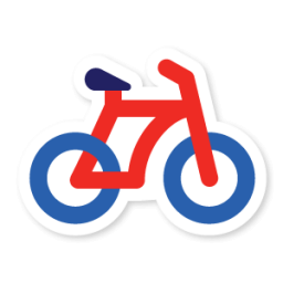 Bike Icon Free Transparent Png Icon Download (white, red, navy, black, teal)