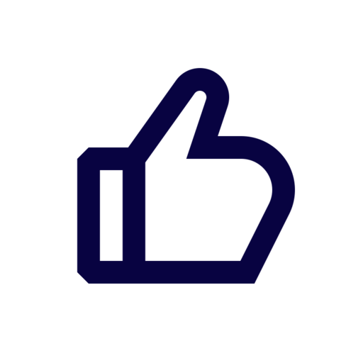 Like Right Free Transparent Png Icon Download (navy, black)