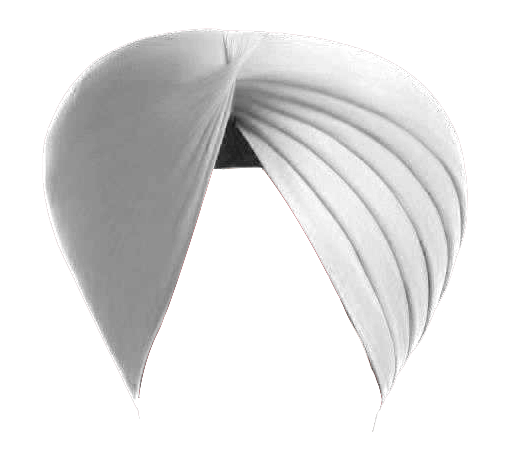 Sikh Turban Download Png Image (white, gray)