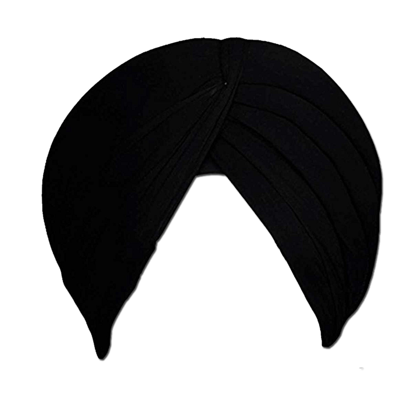 Sikh Turban Png Image (black)