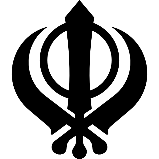 Sikhism Khanda Png Images (black, gray, white, lavender)