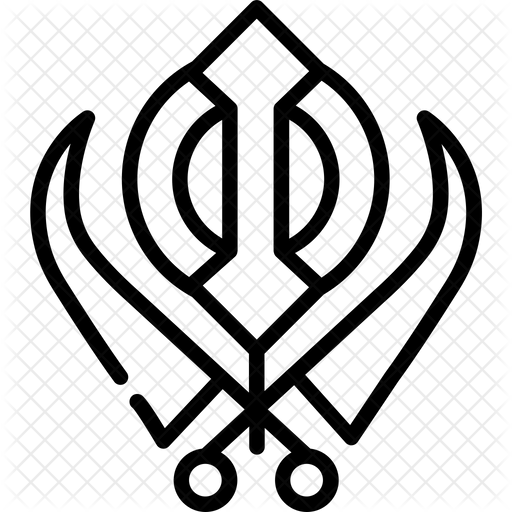 Sikhism Khanda Png Photos (indigo, black)