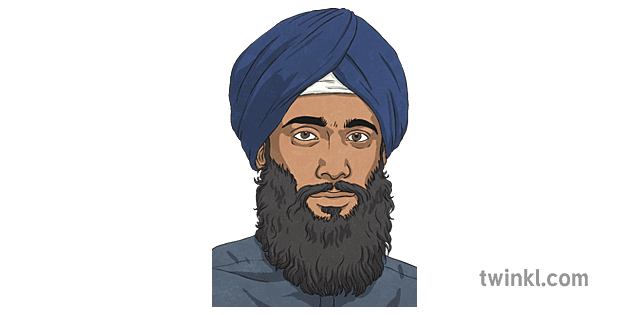 Sikhism Religion No Background (indigo, gray)